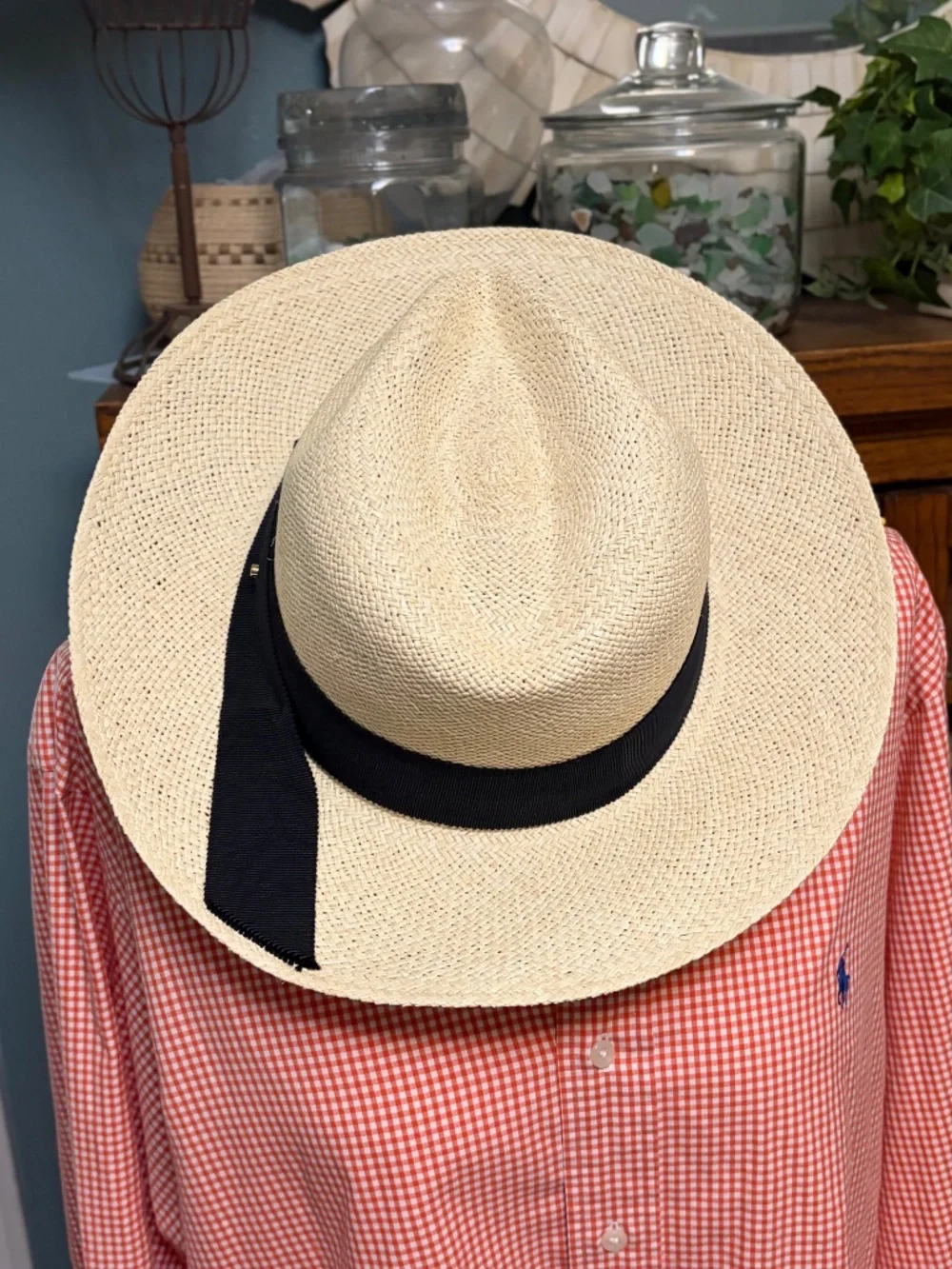 NWOT Cuyana Panama Ecuador Straw Hat size 59 - Large, XL Never Used ?Packable?